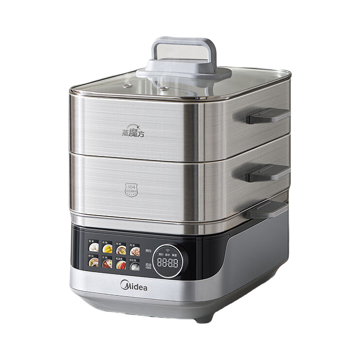 推荐商品：Midea/美的 电蒸锅 19L 炖蒸涮煮 多功能