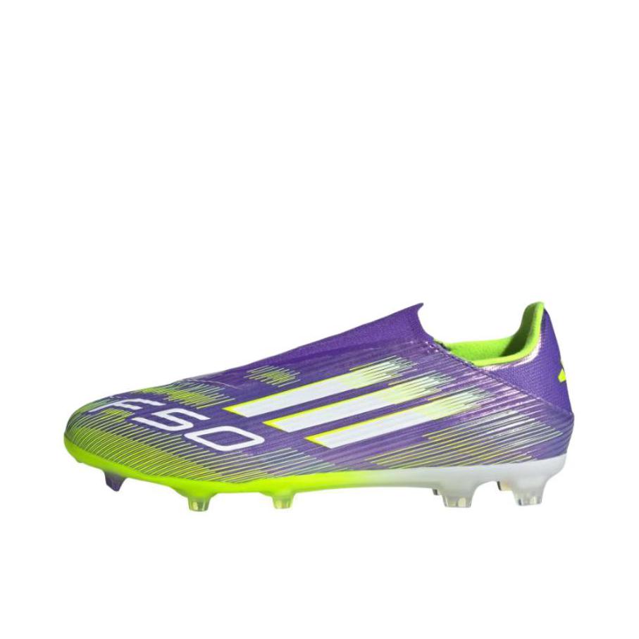 推荐商品：adidas F50 LEAGUE LL FG/MG 中端 胶质混钉 硬草地 足球鞋 紫色