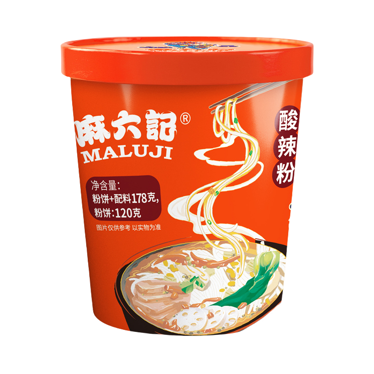 推荐商品：麻六记 酸辣粉 桶装