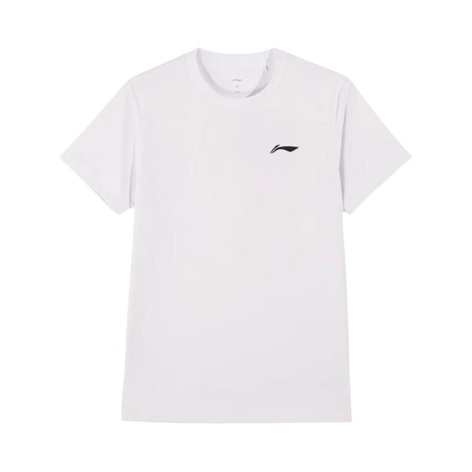 推荐商品：Li Ning/李宁青少年 亲肤套头透气凉感圆领短袖T恤 中大童 YTSV135 白