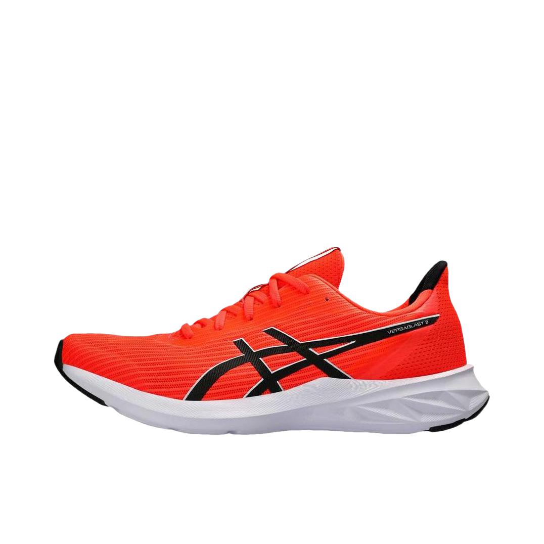推荐商品：Asics/亚瑟士 Versablast 3 跑鞋 舒适轻便回弹防滑耐磨网布透气百搭简约休闲运动 红色