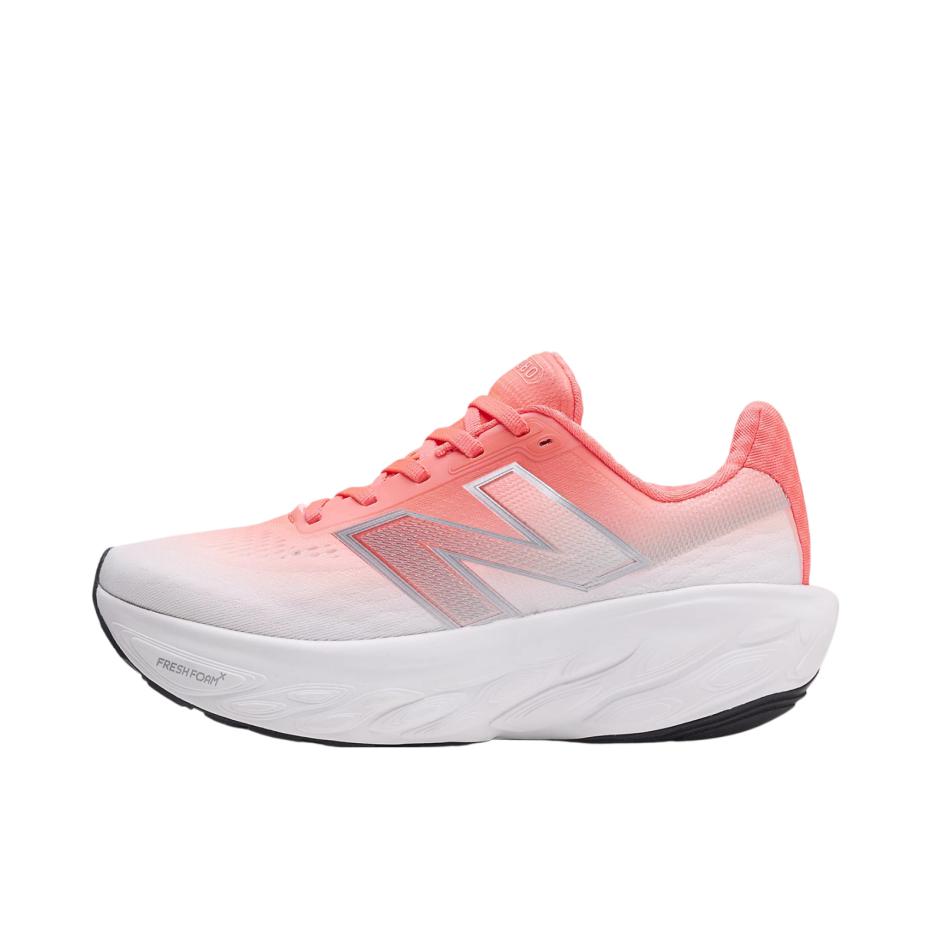 推荐商品：New Balance Fresh Foam X 1080 v14 跑鞋 舒适缓震防滑耐磨轻便低帮百搭简约轻量慢跑支撑半马 B宽/红色/白色
