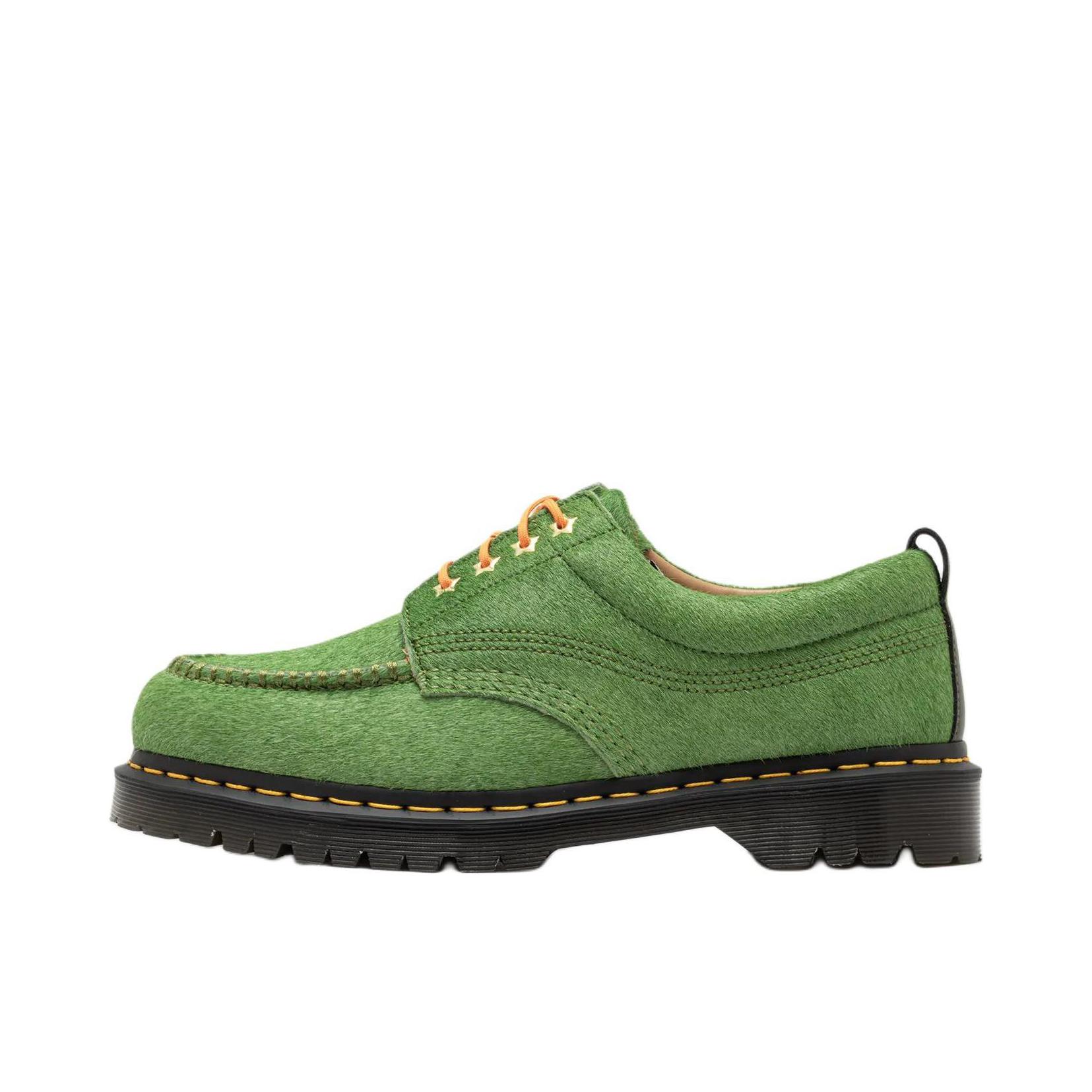 推荐商品：Dr. Martens Lowell 气质 低帮 系带 圆头 运动休闲鞋 绿色 