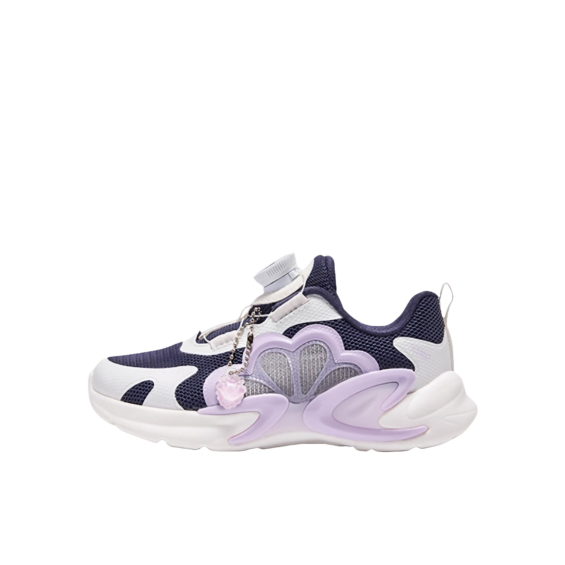 推荐商品：特步 运动鞋儿童 防滑耐磨旋转 675314329302 小童/乌紫色/芍药紫