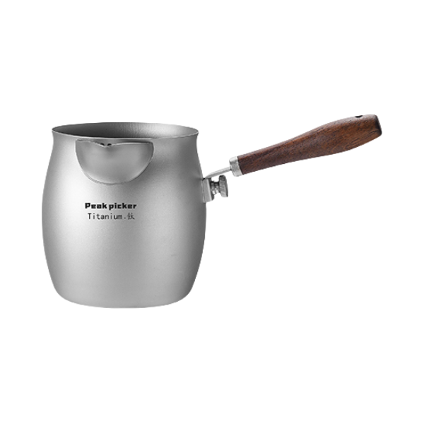 推荐商品：征峰者 纯钛 超轻 便携 露营 户外茶壶