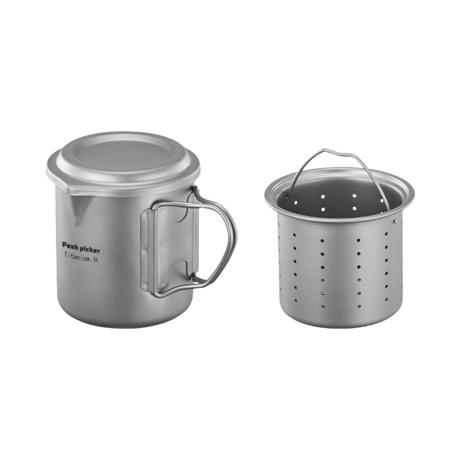 推荐商品：征峰者 纯钛 露营 旅行 户外茶壶
