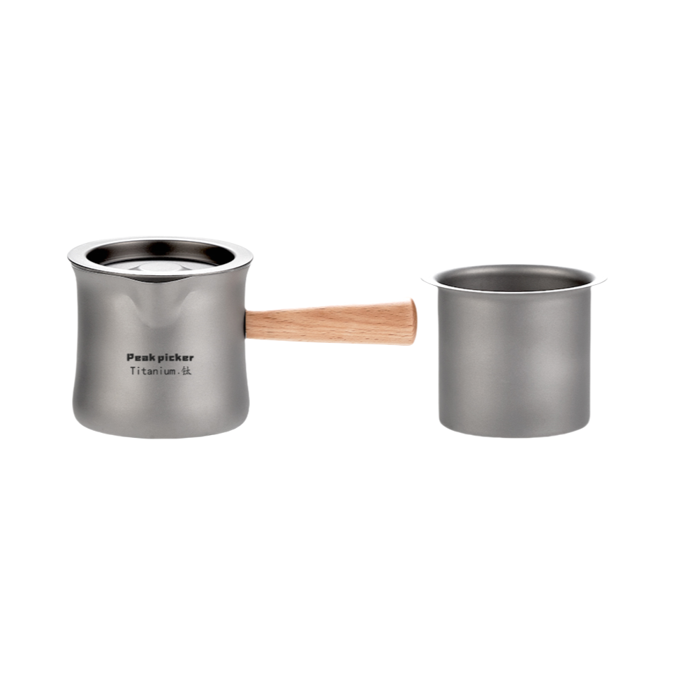 推荐商品：征峰者 纯钛 旅行 露营 户外茶壶