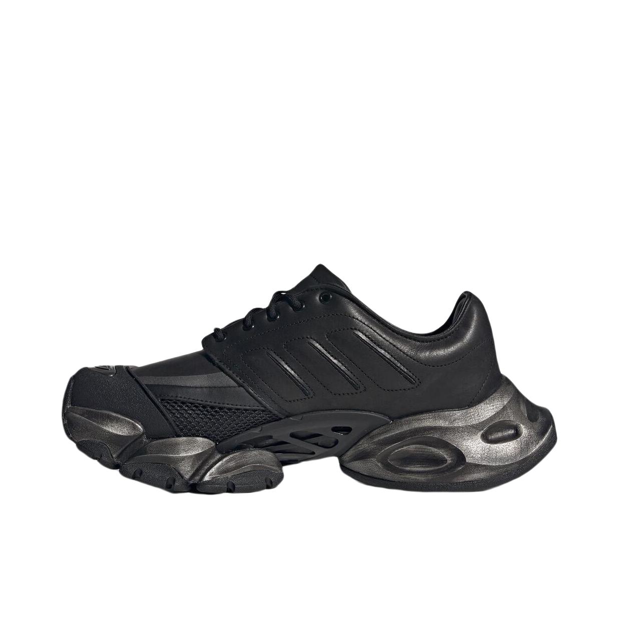 推荐商品：adidas XLG RUNNER HYBRI 跑鞋 厚底增高防滑耐磨系带休闲运动训练 空军蓝/一号黑/亮金属铁灰