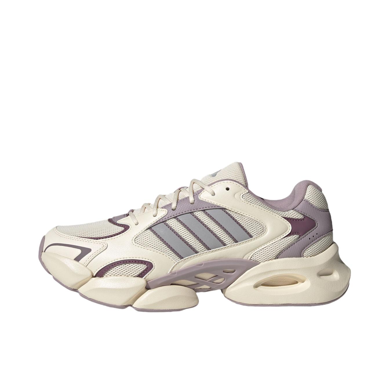 推荐商品：adidas Megastride 跑鞋 缓震透气防滑耐磨轻便回弹舒适百搭轻运动 奇妙白/藕荷色/暗灰色