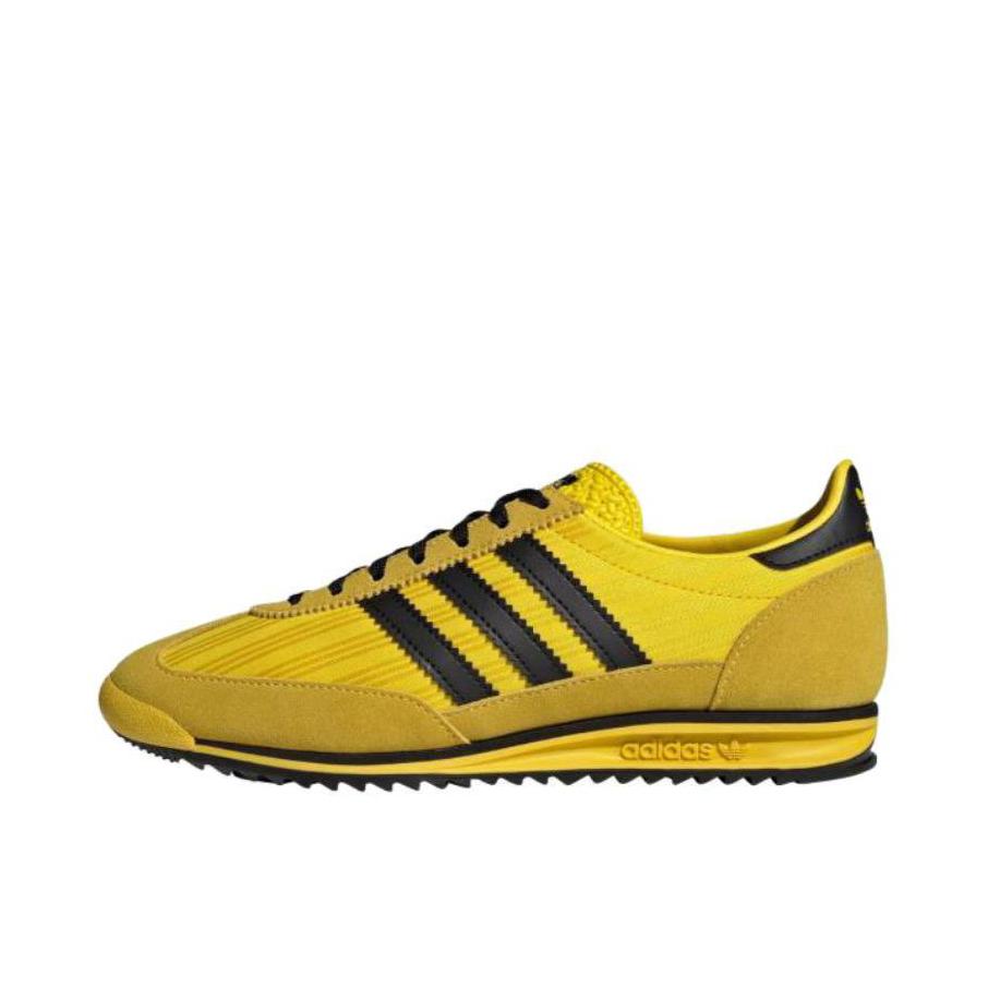 推荐商品：【马思纯同款】 adidas Originals SL 72 T头鞋 德训鞋 运动休闲鞋 轻便防滑耐磨透气舒适简约复古 深黄色 