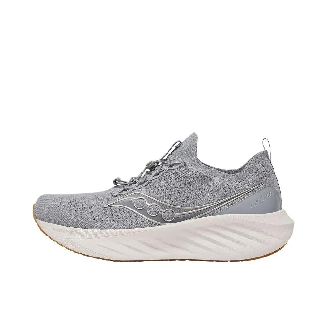 推荐商品：Saucony/索康尼 Triumph SG 跑鞋 柔软防滑耐磨低帮 灰色/白色