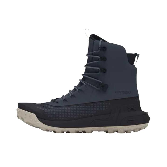 推荐商品：Under Armour/安德玛 UA Raider Waterproof 户外休闲鞋 百搭中筒厚底橡胶 暗蓝色