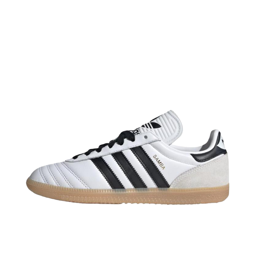 推荐商品：adidas Originals Samba OG T头鞋 板鞋 经典复古舒适百搭耐磨合成革圆头薄底贴合 大童/云白色/核心黑色