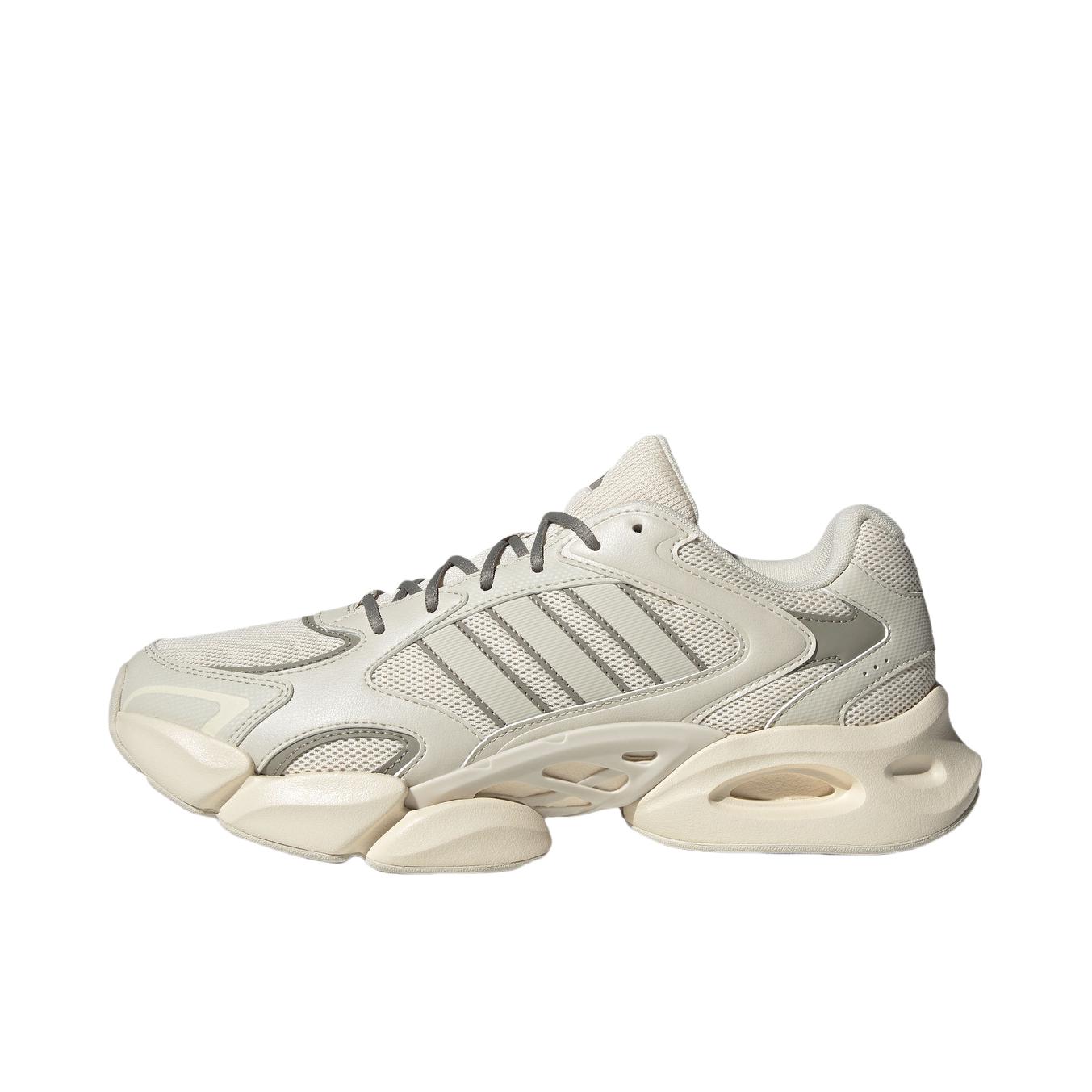 推荐商品：adidas Megastride 跑鞋 缓震透气防滑耐磨轻便回弹舒适百搭轻运动 奇妙白/矾土棕/淡芝麻灰褐