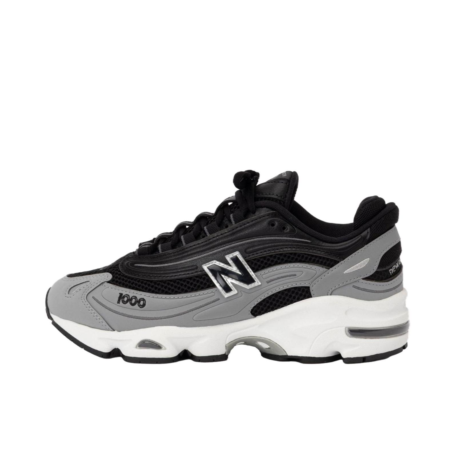 推荐商品：New Balance 1000 运动休闲鞋 舒适百搭透气防滑耐磨圆头复古 D宽/黑色/浅灰色