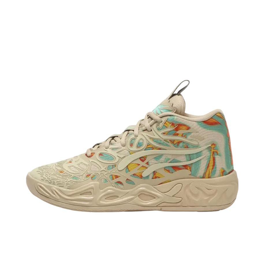 推荐商品：Puma/彪马 MB.04 鲍尔4 防滑耐磨 缓震 舒适透气 篮球鞋 米色