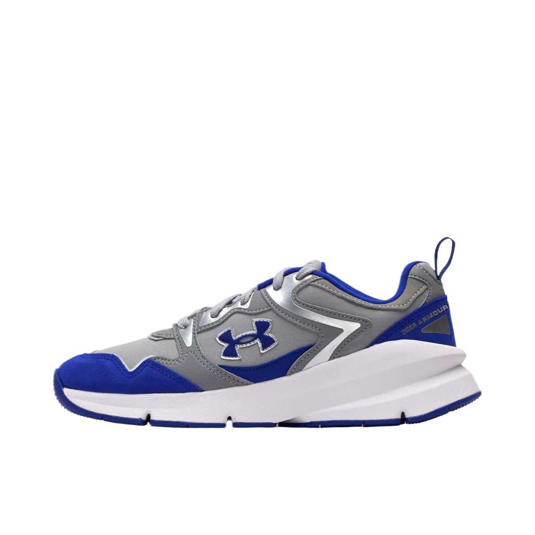 推荐商品：Under Armour/安德玛 Forge Runner 防滑耐磨 舒适减震 厚底 跑鞋 6003967 金属银