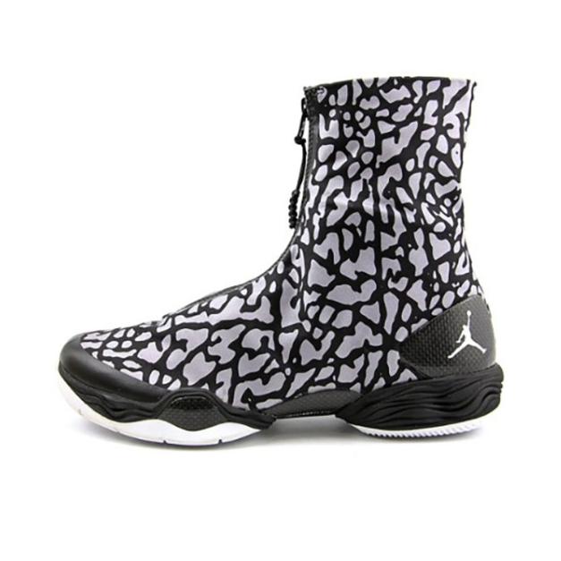 推荐商品：Air Jordan 28 篮球鞋 实战防滑耐磨舒适回弹轻便包裹性支撑简约 Cement Elephant 灰爆裂