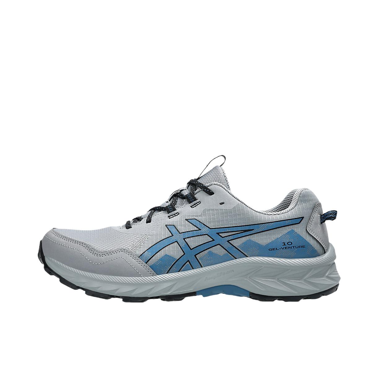 推荐商品：Asics/亚瑟士 GEL-VENTURE 10 跑鞋 越野橡胶系带缓震透气防滑耐磨舒适百搭抓地 灰色