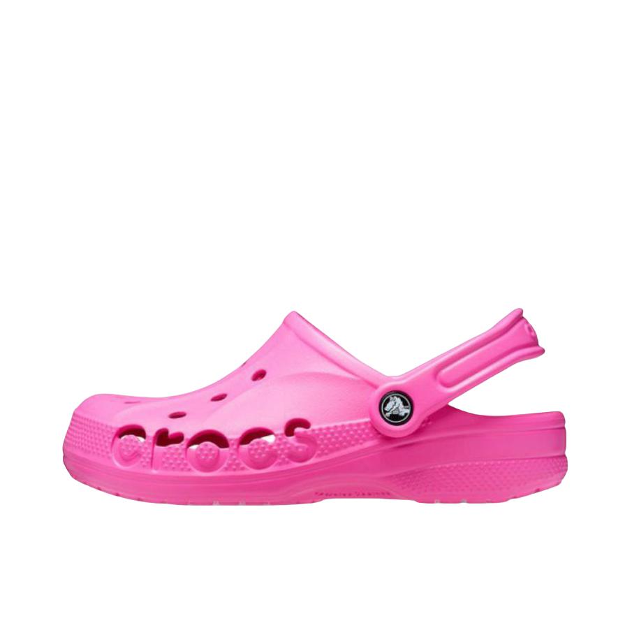 推荐商品：【檀健次同款】Crocs/卡骆驰 Baya Clog 贝雅 防滑耐磨 沙滩包头 外穿休闲 透气 运动 涉水 一脚蹬 圆头 室内外 拖鞋 洞洞鞋 凉鞋 电光粉红 