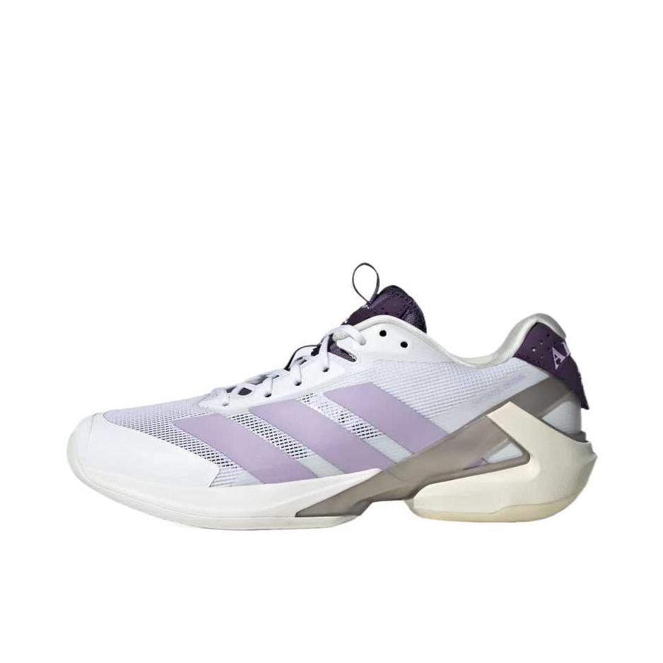 推荐商品：adidas Adizero Ubersonic 5 防滑 耐磨 贴合 低帮 平跟 网球鞋 女款/云白色