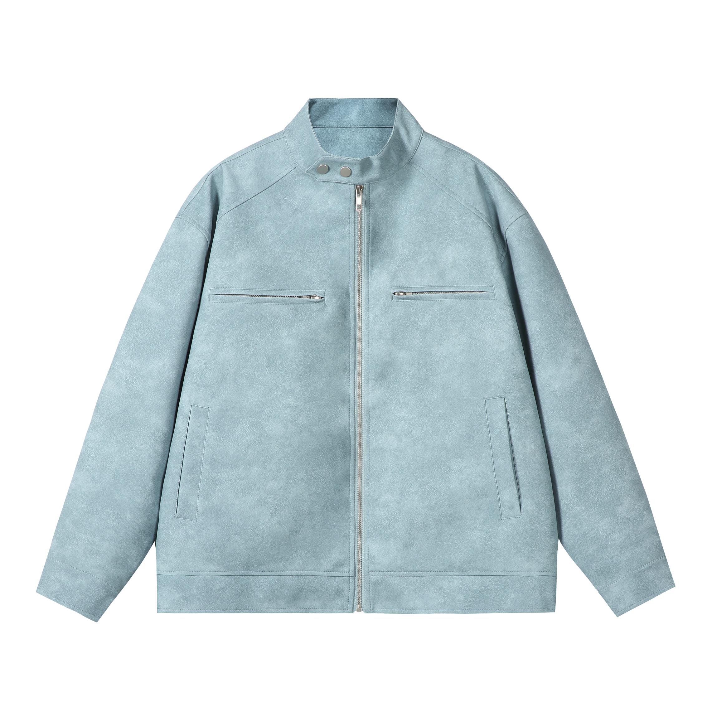 推荐商品：combo/康博 拉链长袖立领夹克 KBJ625715255 蓝