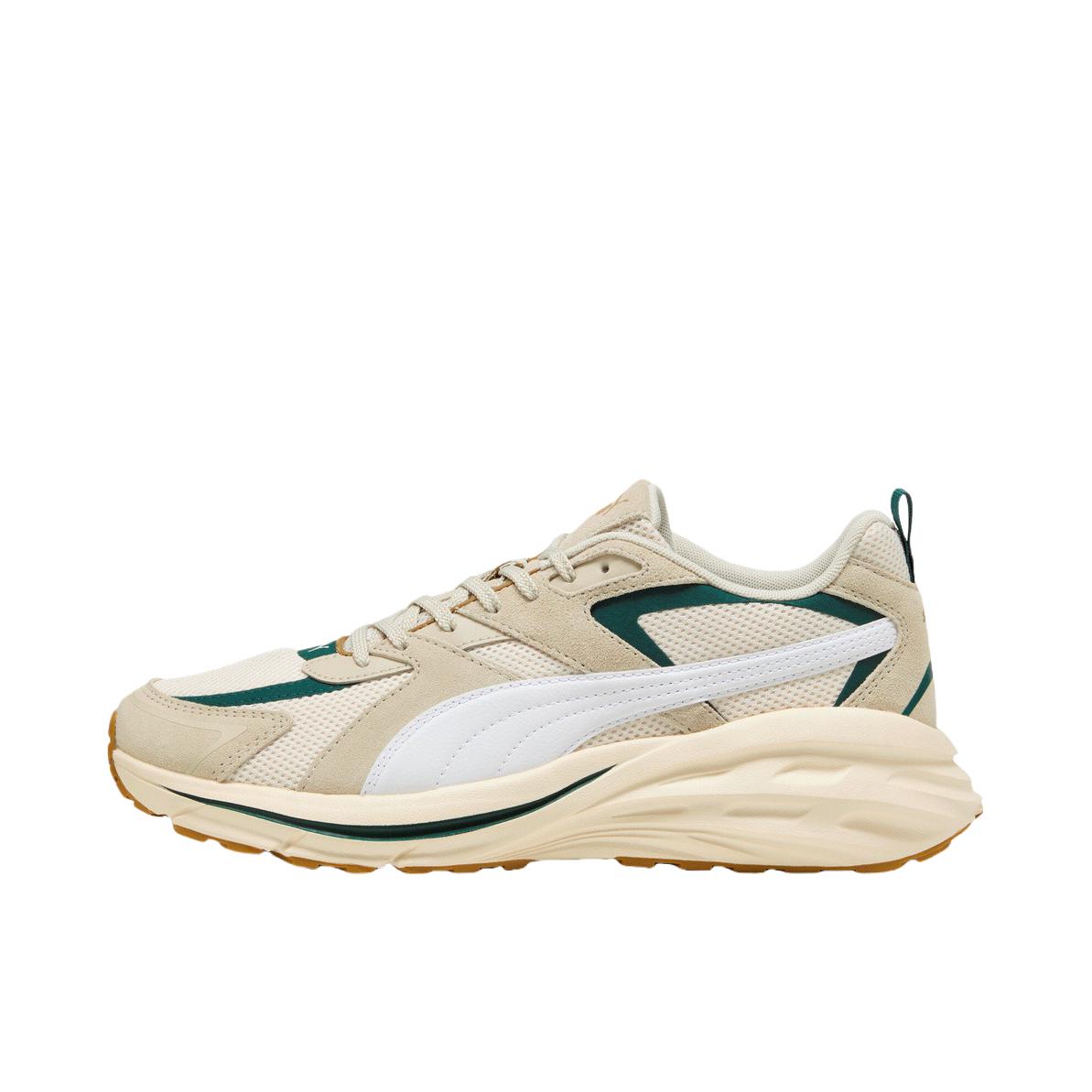 推荐商品：Puma/彪马 Hypnotic 运动休闲鞋 减震轻便防滑耐磨舒适百搭网面织物慢跑抓地 米色/墨绿色