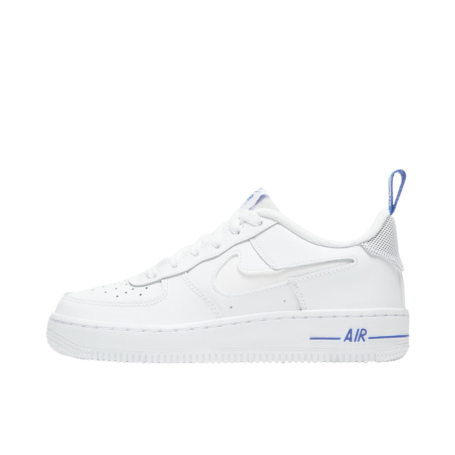 推荐商品：Nike Air Force 1 空军一号 板鞋 轻便舒适百搭耐磨防滑复古 大童/低帮/白色/蓝色
