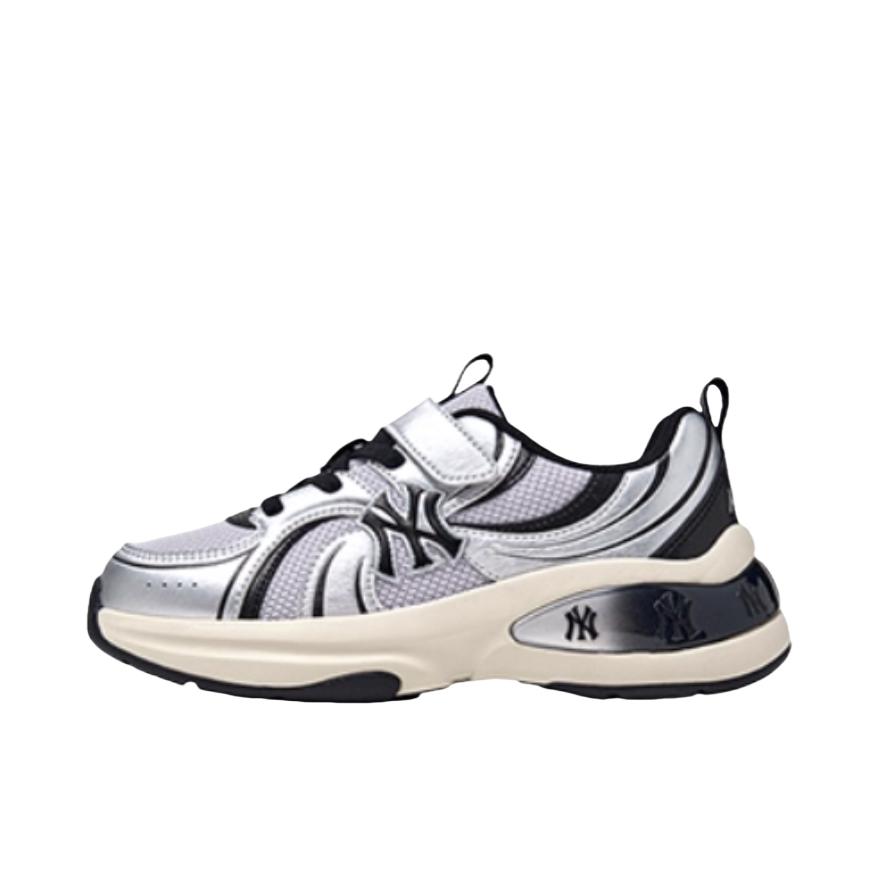 推荐商品：MLB FIREBALL CHUNKY 老爹鞋 轻量弹力耐磨 大童/深银色