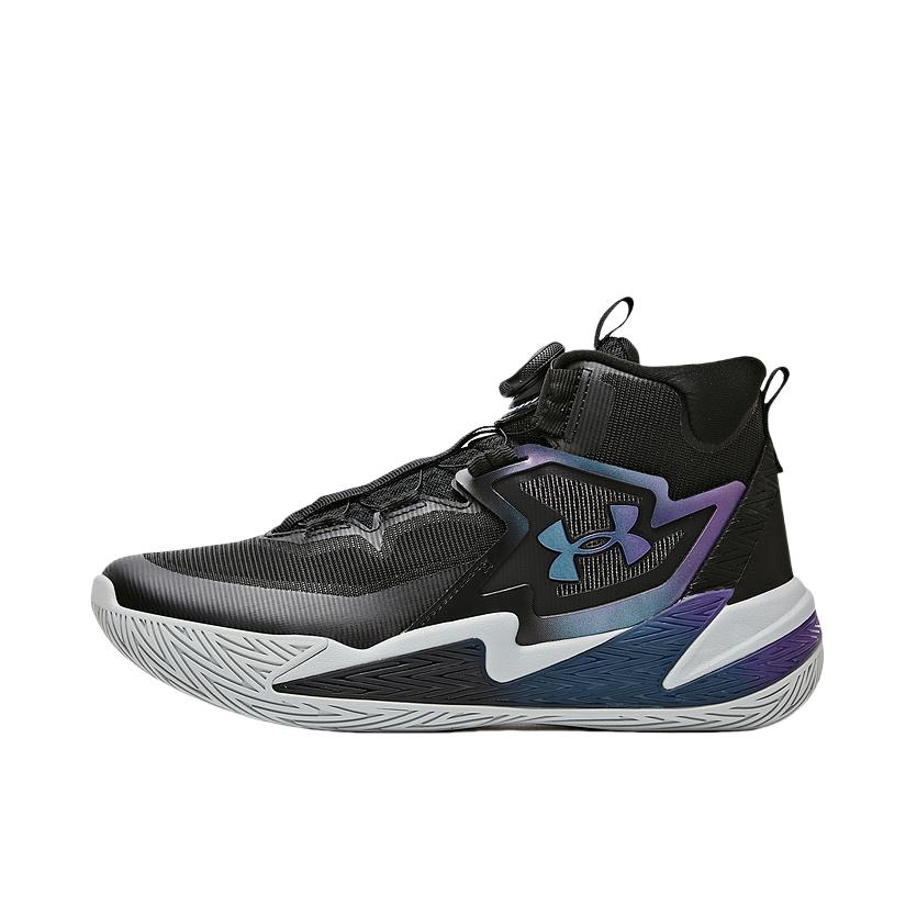 推荐商品：Under Armour/安德玛 篮球系列 运动鞋儿童 中性耐磨稳定 大童/黑色