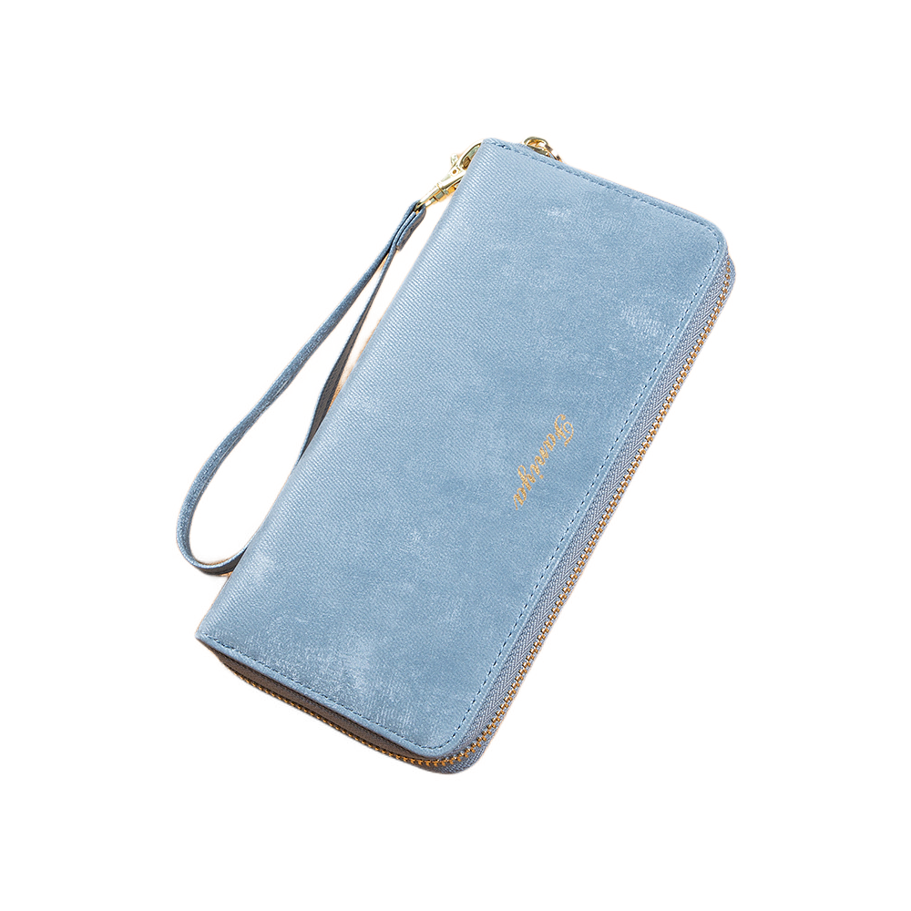 推荐商品：法尼亚 2025新款真皮牛皮大容量一体手拿包小包手机包卡包手包钱包