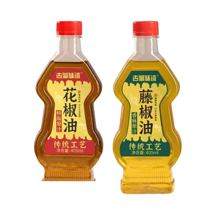 推荐商品：古蜀味道 藤椒油+花椒油 组合装