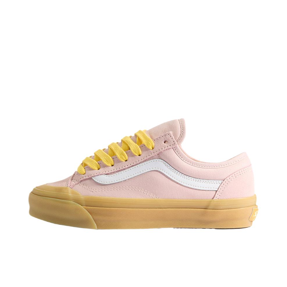 推荐商品：Vans/范斯 Old Skool 滑板鞋 板鞋 轻便防滑复古舒适经典 女款/浅粉色 
