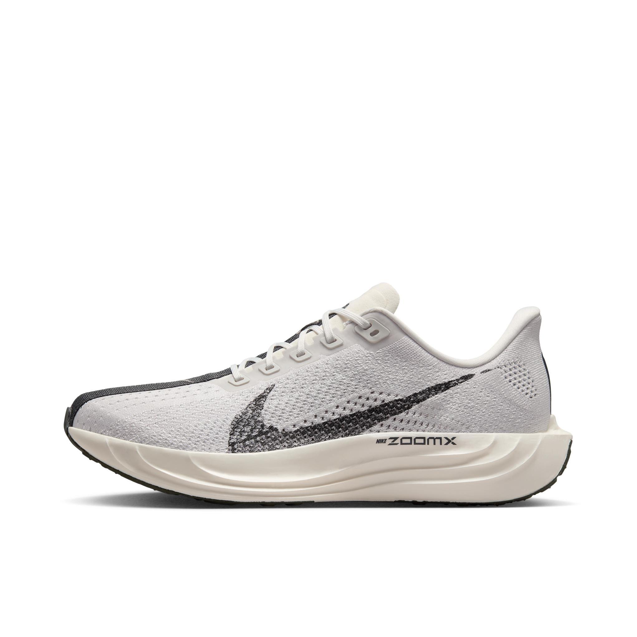 推荐商品：Nike Pegasus Plus 超级飞马 跑鞋 透气耐磨回弹织物支撑减震训练竞速贴合 白色/灰色