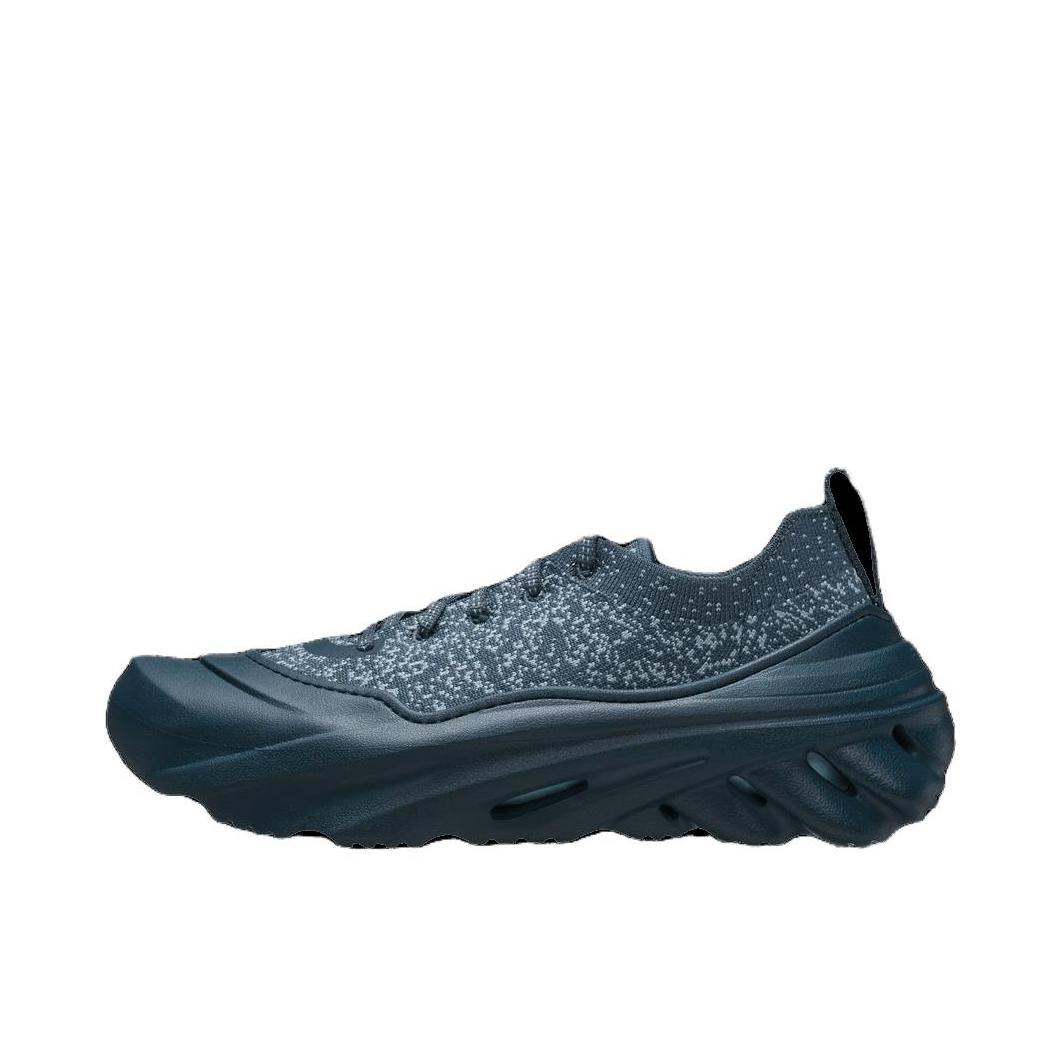 推荐商品：Crocs/卡骆驰 Echo Clog 光束波波 圆头 系带 低帮 包头 贴脚 运动休闲鞋 210079 蓝色