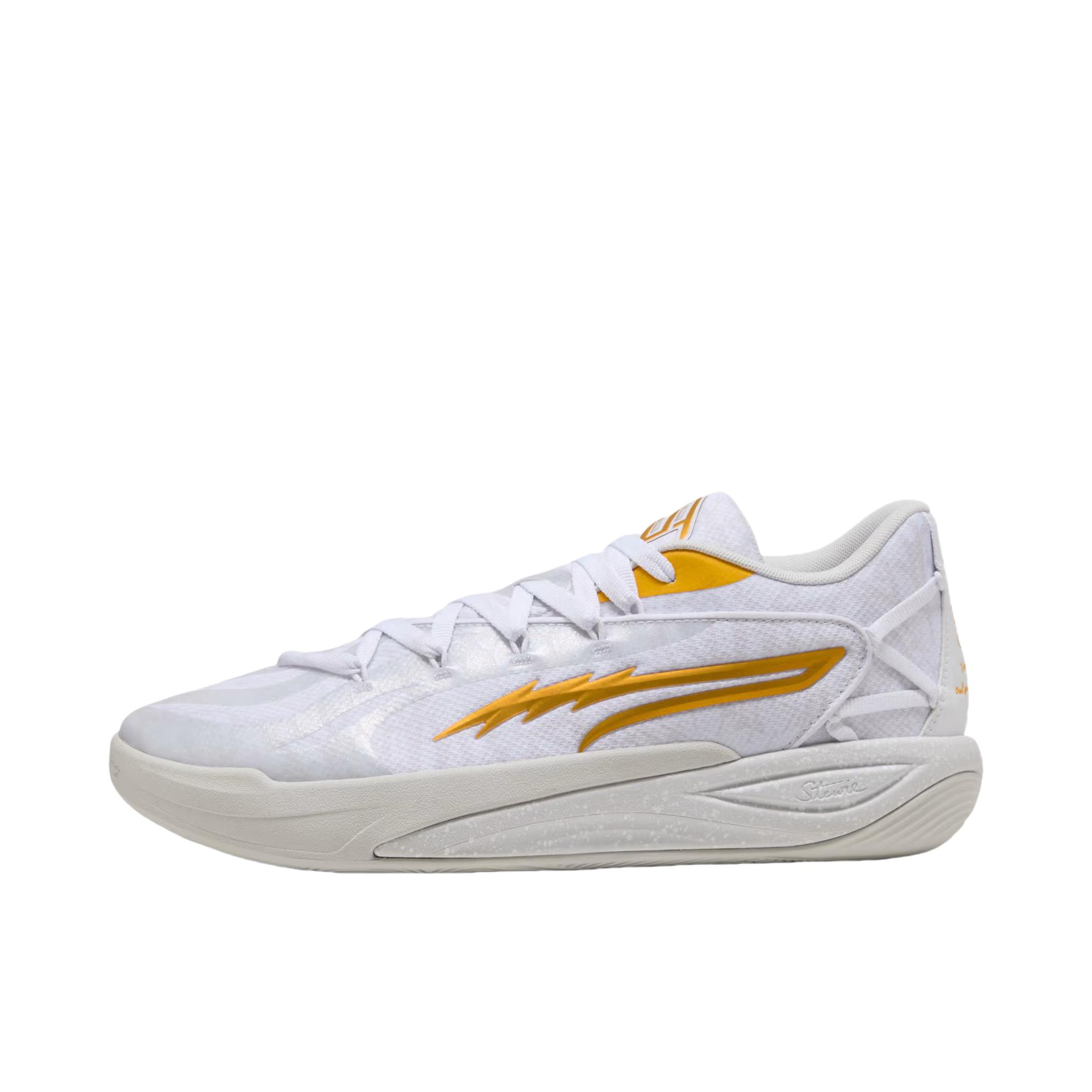 推荐商品：Puma/彪马 Stewie 4 柔软 防滑 耐磨 低帮 篮球鞋 HARRY POTTER联名/白色/绿色