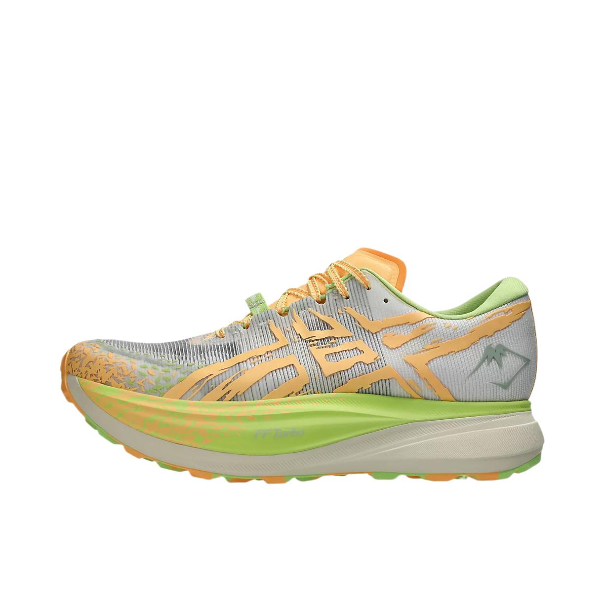 推荐商品：Asics/亚瑟士 Metafuji Trail 越野跑鞋 碳板防滑耐磨减震圆头抓地 奶油色
