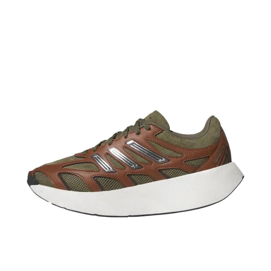 推荐商品：adidas Adizero Aruku 跑鞋 复古防滑耐磨贴合支撑 棕色/绿色