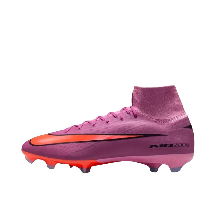 推荐商品：Nike Mercurial Superfly 10 Pro FG 足球鞋 次高端胶质长钉天然草地柔软舒适 红色