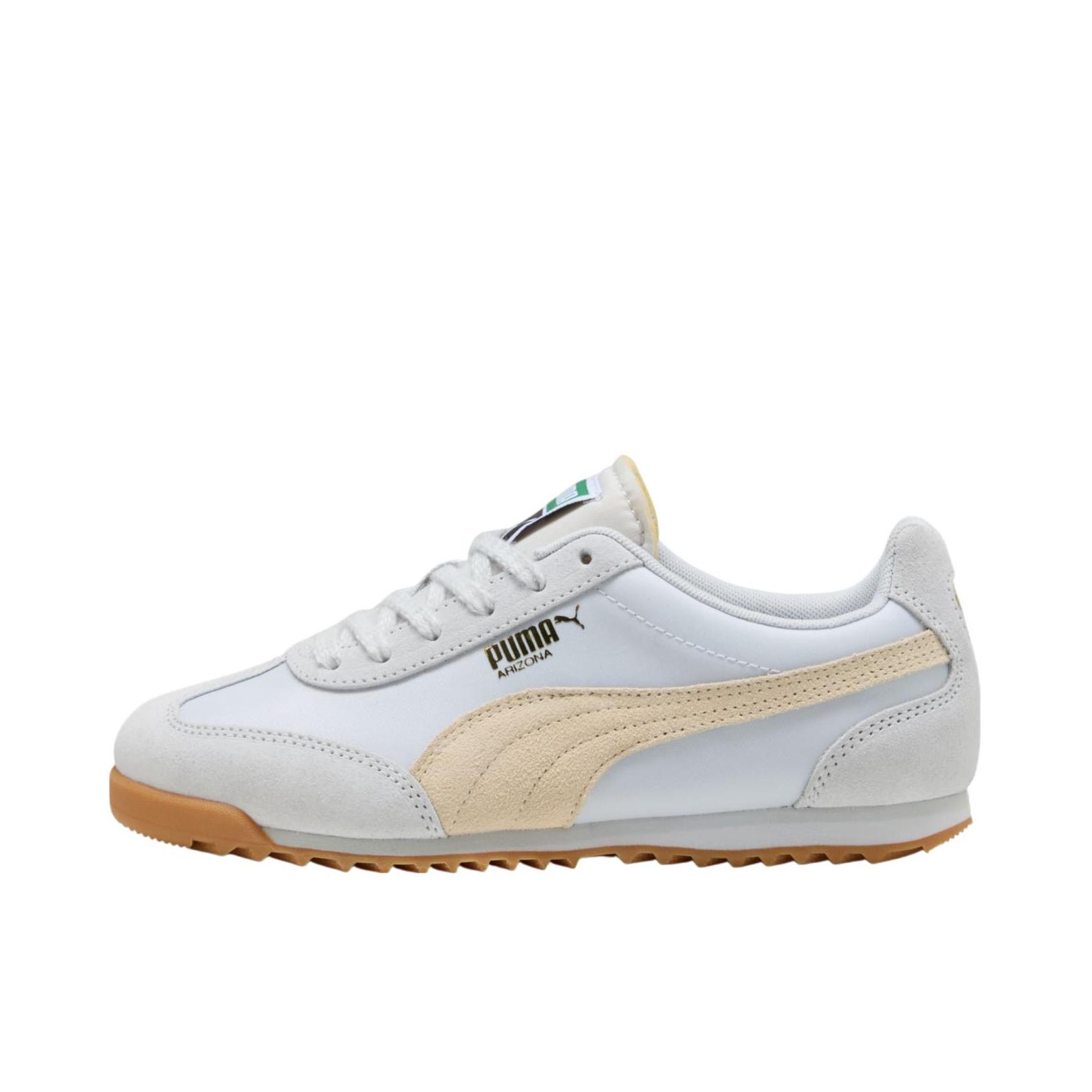 推荐商品：Puma/彪马 Arizona Classic 运动休闲鞋 T头轻盈防滑耐磨百搭情侣薄底 白色/米色