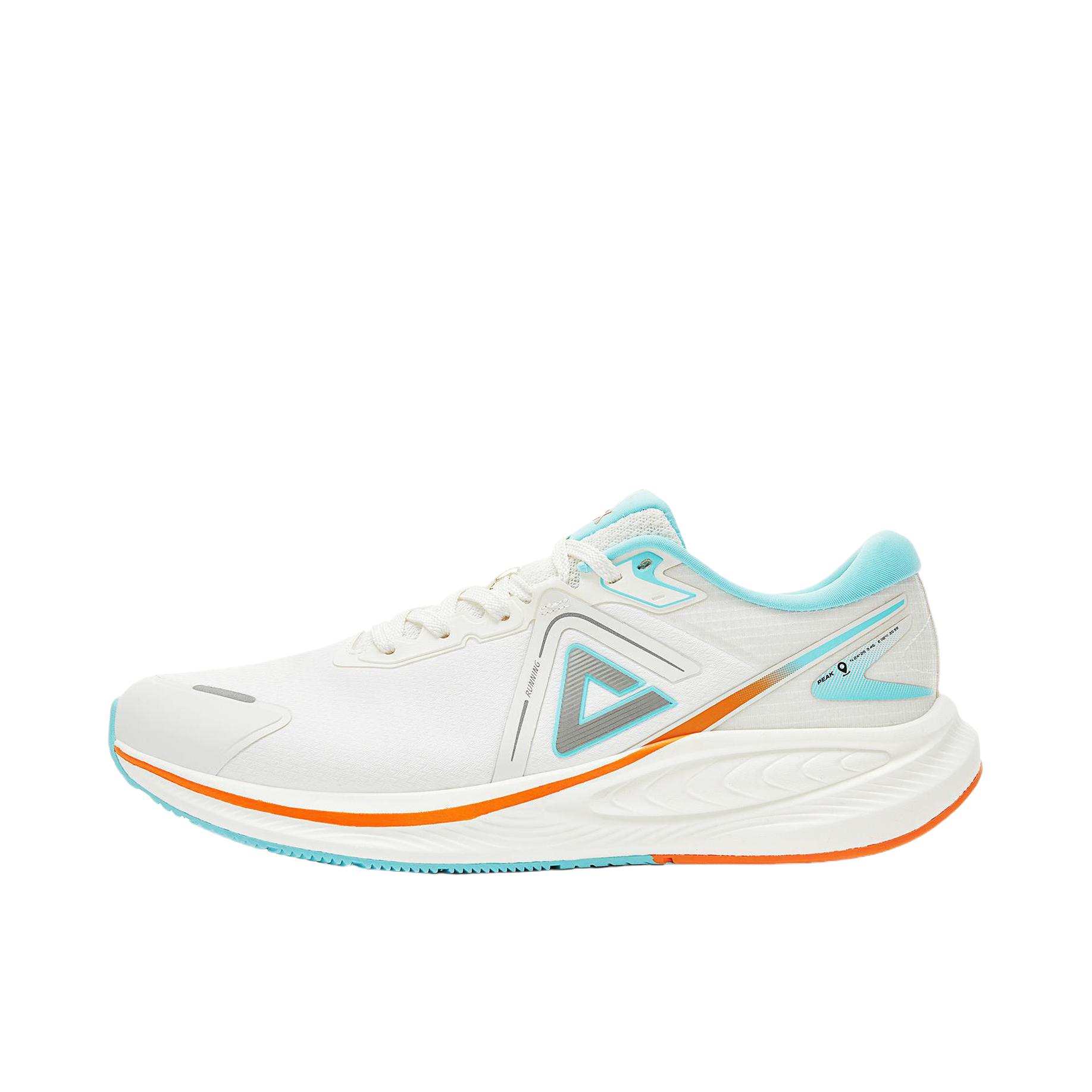 推荐商品：匹克 骋风 态极科技 梭织 网面透气 缓震回弹 防滑耐磨 休闲运动 慢跑 跑鞋 乳白色/蓝色