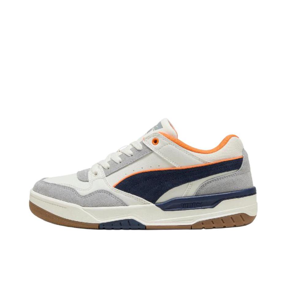 推荐商品：Puma/彪马 REBOUND 板鞋 防滑耐磨舒适低帮平跟圆头复古百搭贴合 白色/蓝色/灰色