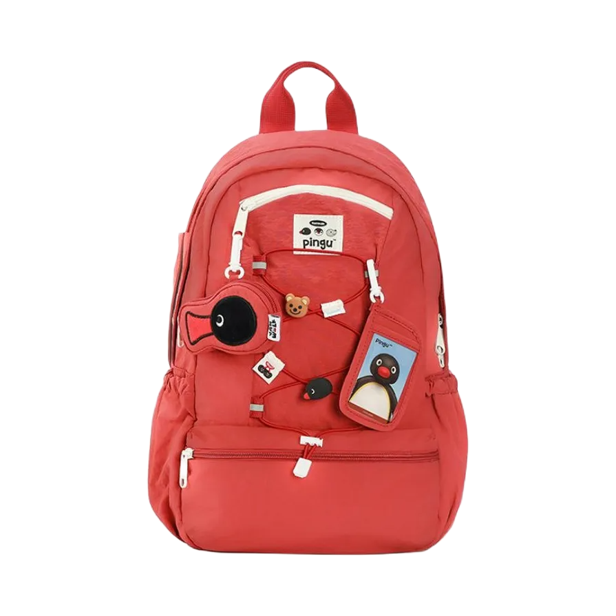 推荐商品：VANWALK/出走 Pingu企鹅新款大容量高中高颜值小众学生书包双肩包