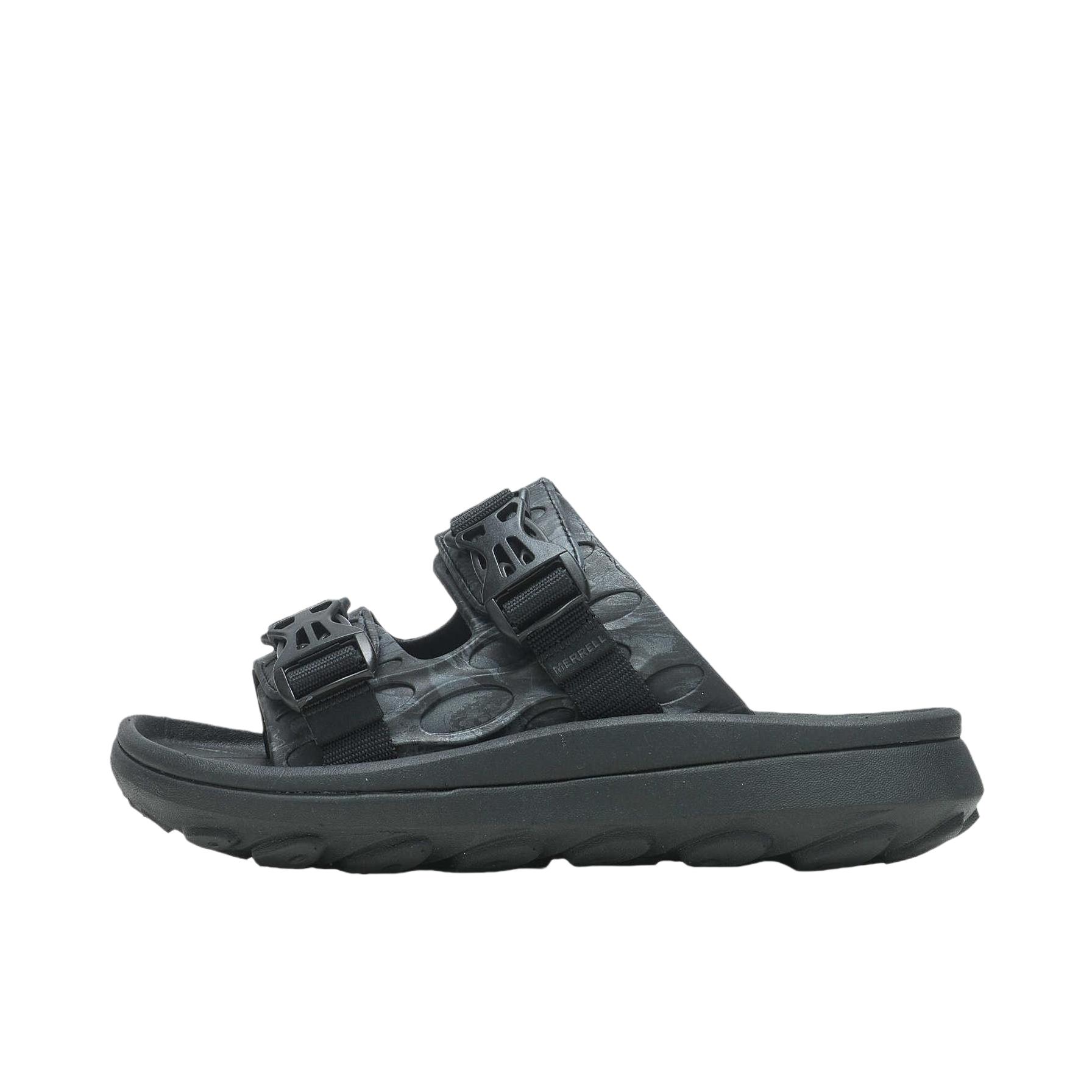 推荐商品：Merrell Hut Ultra Wrap 拖鞋 百搭防滑一字中跟 女款/黑色