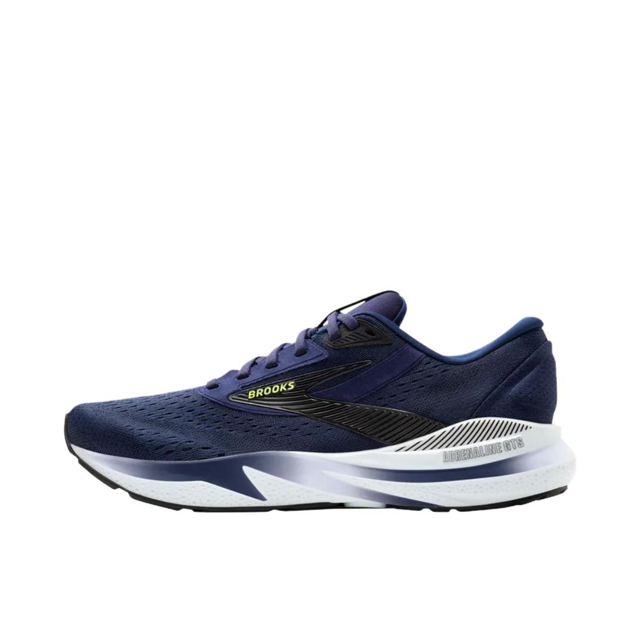 推荐商品：Brooks/布鲁克斯 追岚 Adrenaline GTS 24 缓震支撑 舒适透气 防滑耐磨 百搭潮流 跑鞋 1D宽/蓝色/黑色