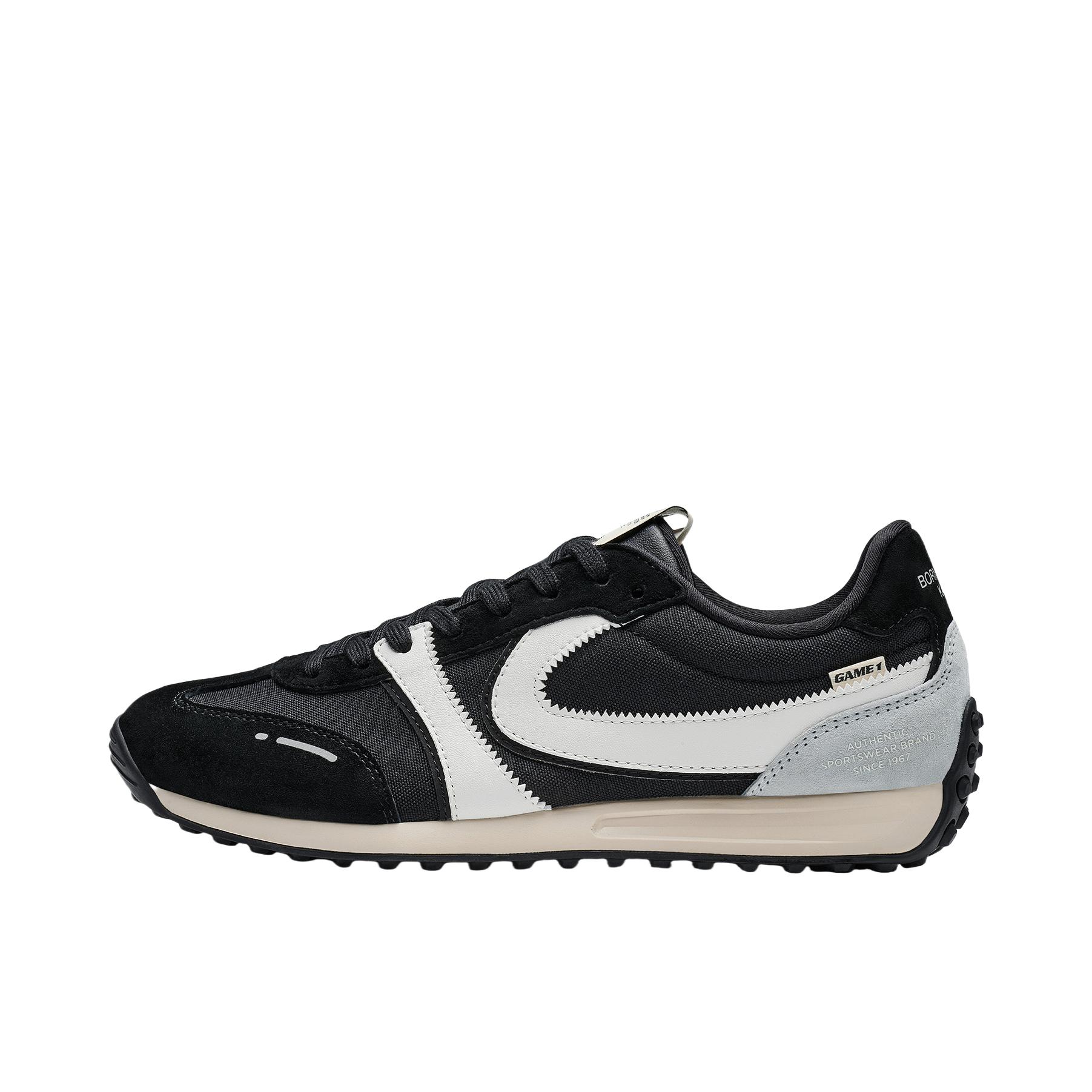 推荐商品：Kappa 运动休闲鞋 德训鞋 复古通勤耐磨透气 K0FY5MM12CA 黑色