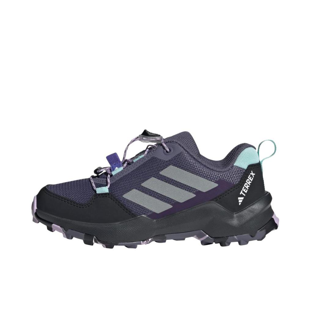 推荐商品：adidas Terrex Ax4R 轻便 防滑 低帮 圆头 运动鞋儿童 大童/罗兰紫色/哑光银色 