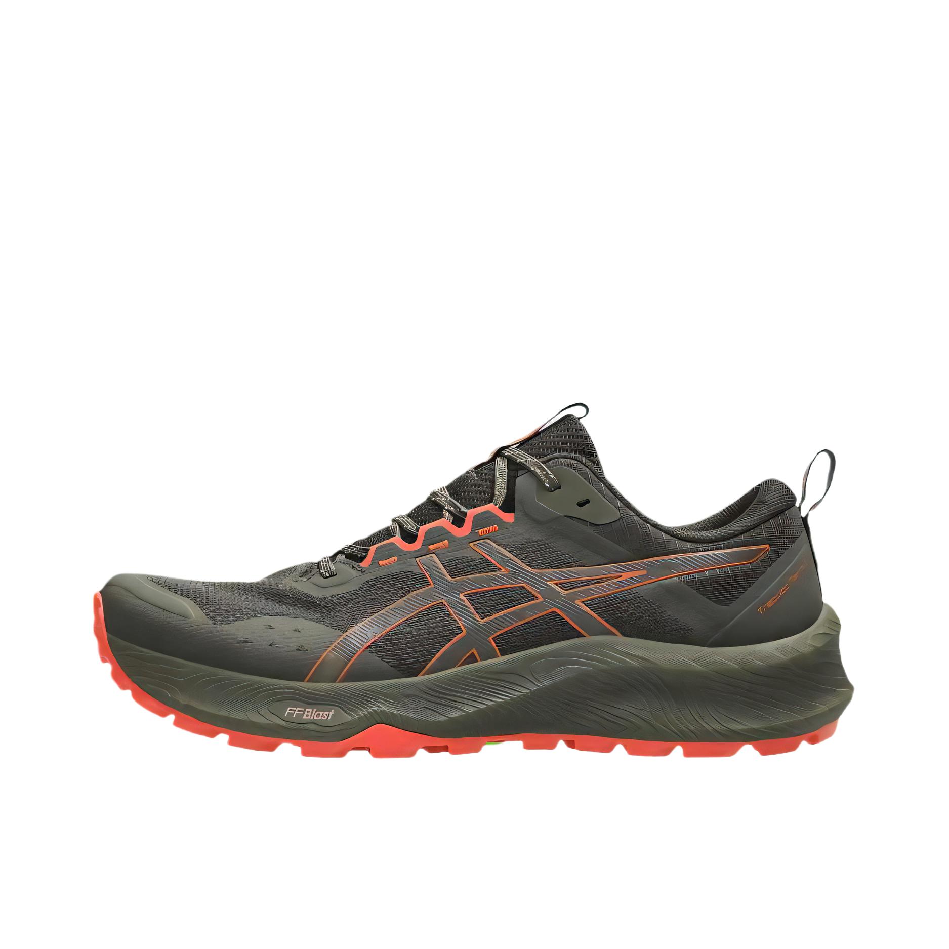 推荐商品：Asics/亚瑟士 TRABUCO TERRA 3 越野跑鞋 简约耐磨回弹低帮抓地支撑 棕石色/辣红色
