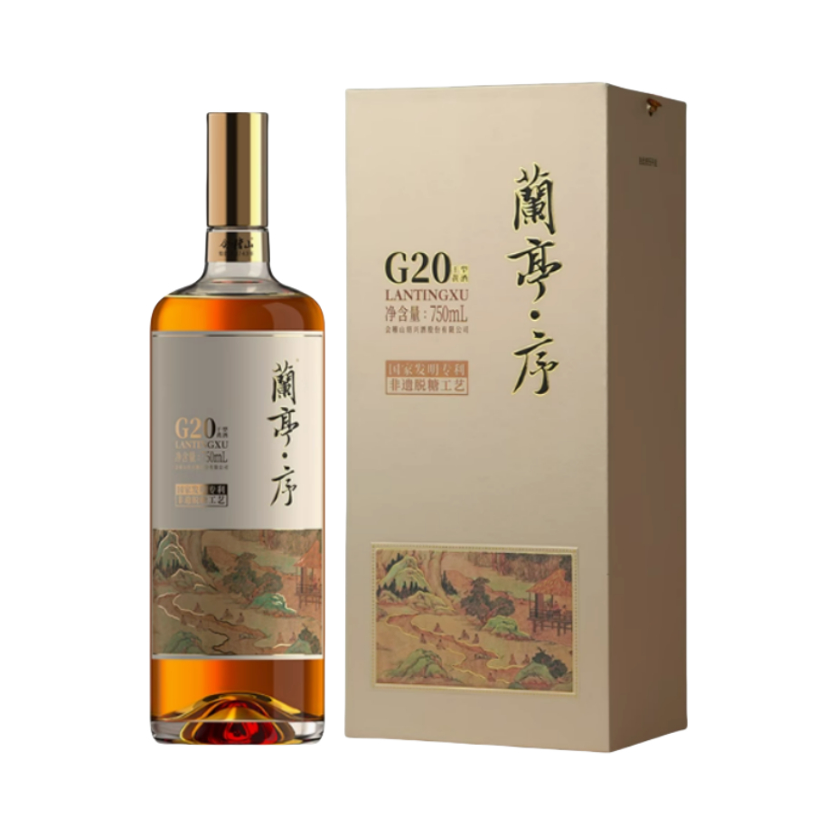 推荐商品：会稽山 G20兰亭序 黄酒 750ml 20.0%vol 盒装