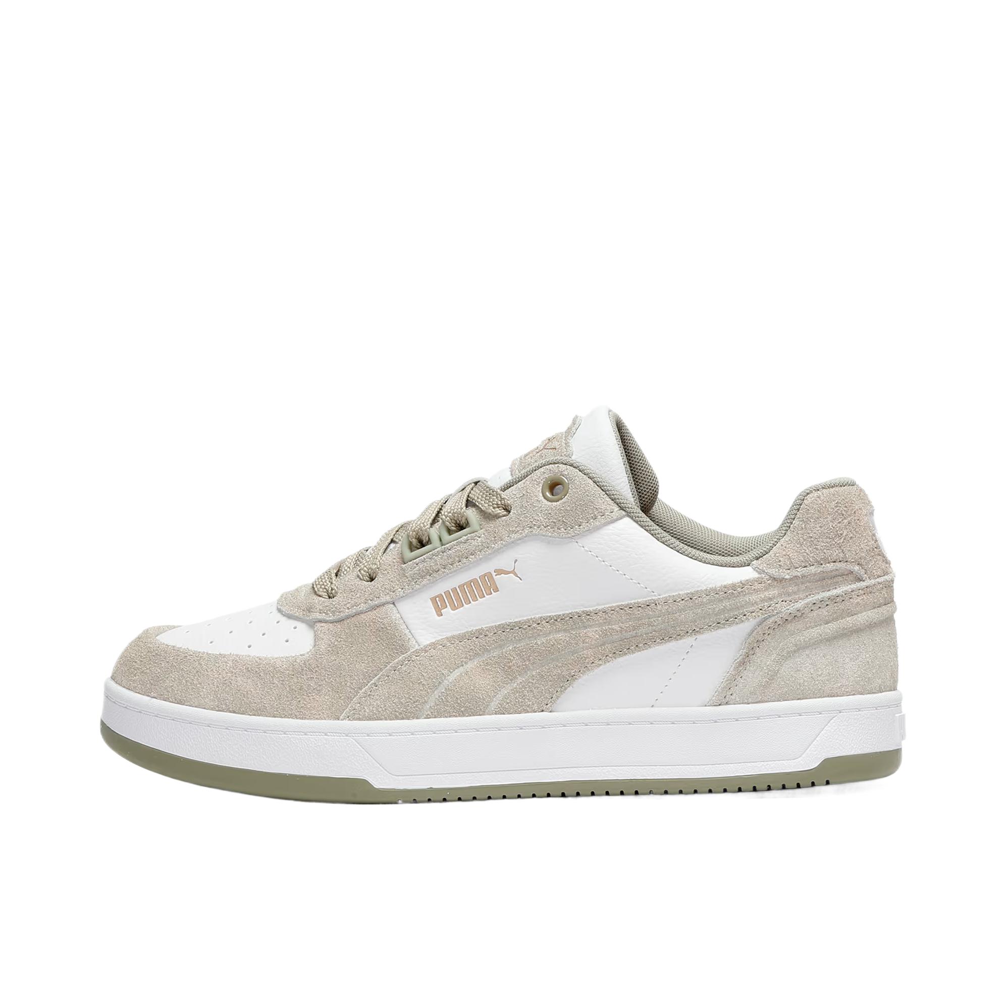 推荐商品：Puma/彪马 Scuderia Ferrari Caven 2.0 防滑 低帮 系带 耐磨 板鞋 浅米色